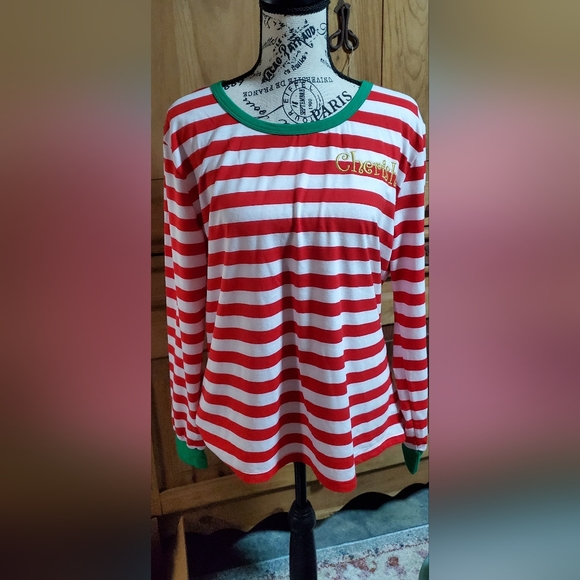 shelry Other - Shelry Christmas embroidered pajamas. Size large. Never worn.